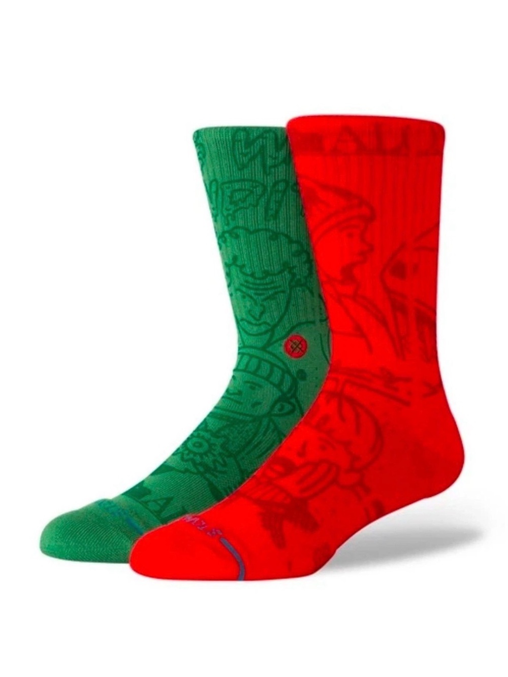 Stance Mens Casual Crew Socks Home Alone Movie L NWT